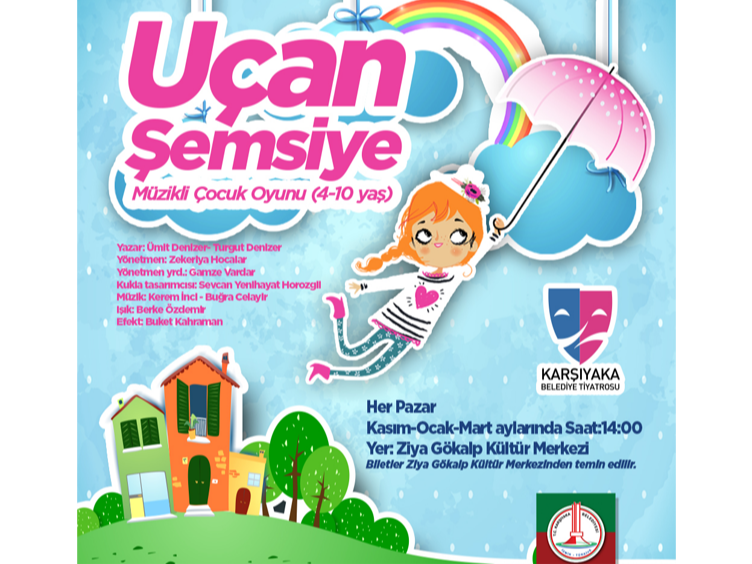 Uçan Şemsiye Müzikli Çocuk Oyunu (4-10 yaş)