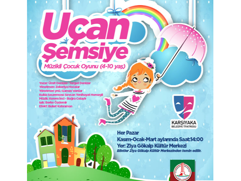 Uçan Şemsiye Müzikli Çocuk Oyunu (4-10 yaş)