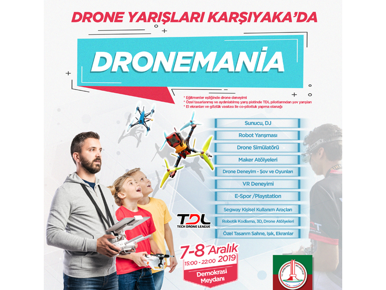 Drone Yarışları Karşıyaka'da