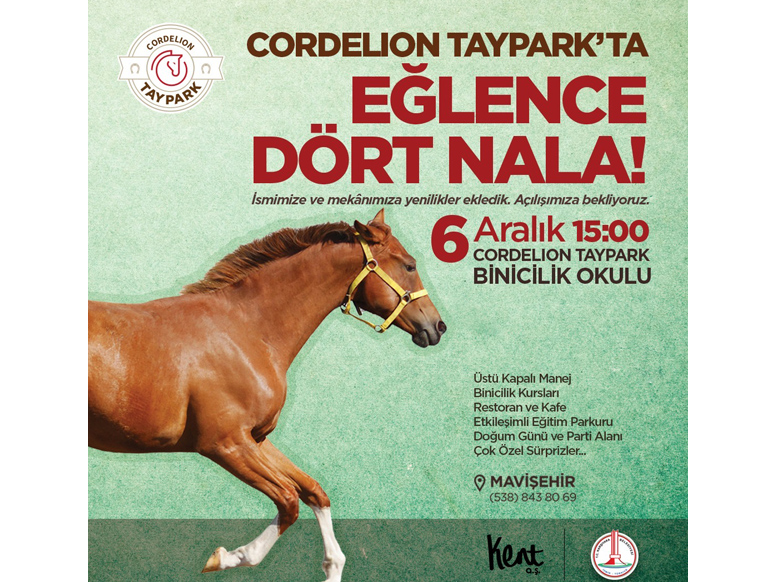 Cordelion Taypark'ta Eğlence Dört Nala!