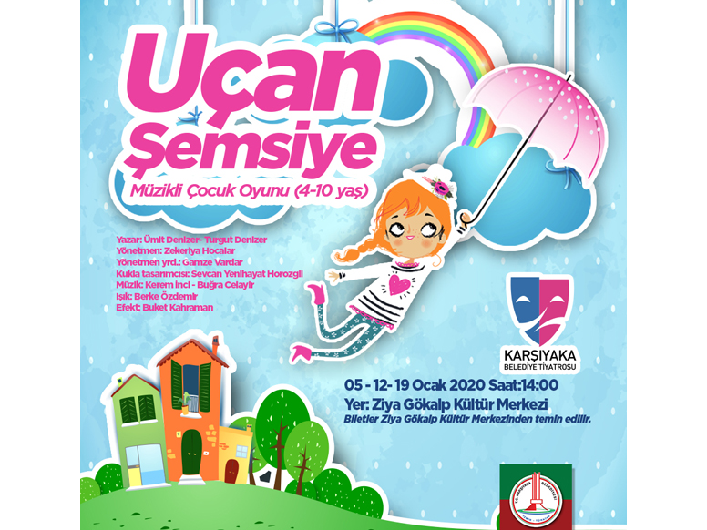 Uçan Şemsiye Müzikli Çocuk Oyunu (4-10 yaş)