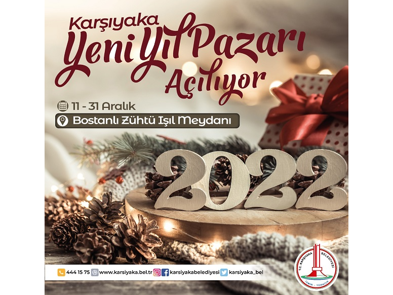 Karşıyaka Yeni Yıl Pazarı Açılıyor