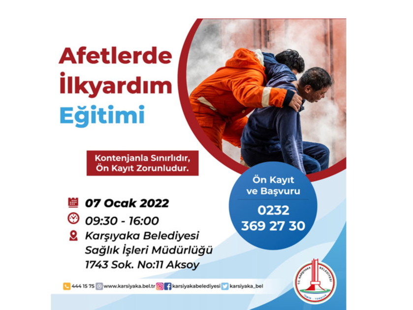 Afetlerde İlkyardım Eğitimi