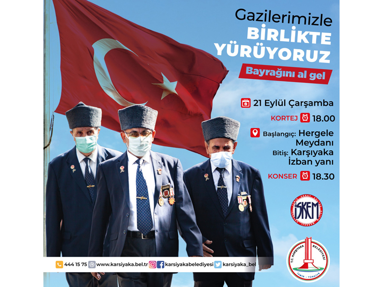 Gazilerimizle Birlikte Yürüyoruz