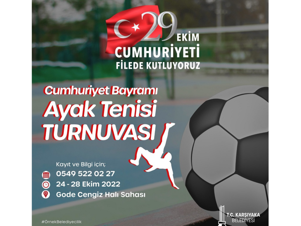 Cumhuriyet Bayramı Ayak Tenisi Turnuvası