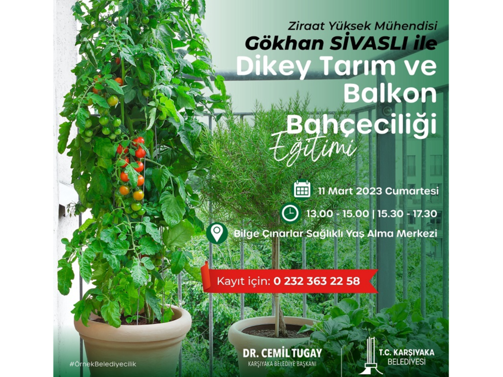 Dikey Tarım ve Balkon Bahçeciliği Eğitimi