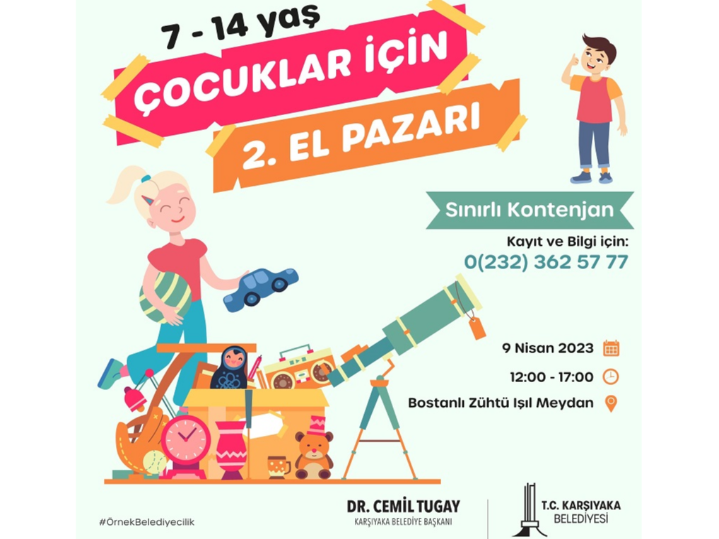 7-14 Yaş Çocuklar İçin 2.El Pazarı