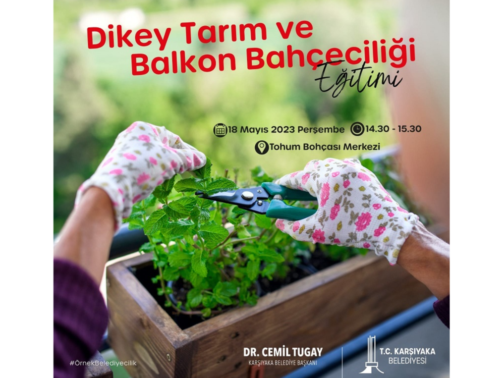 Dikey Tarım ve Balkon Bahçeciliği Eğitimi