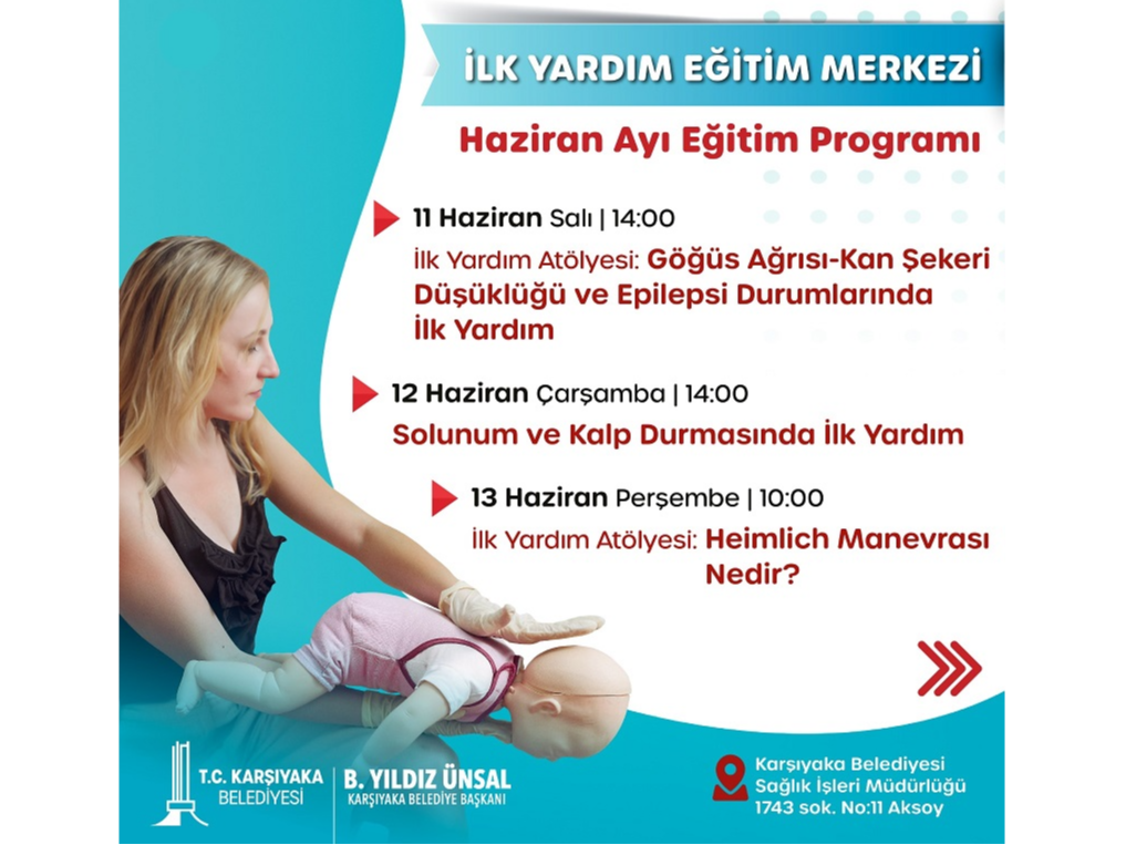 İlkyardım Atölyesi:Göğüs Ağrısı-Kan Şekeri Düşüklüğü Ve Epilepsi Durumlarında İlkyardım