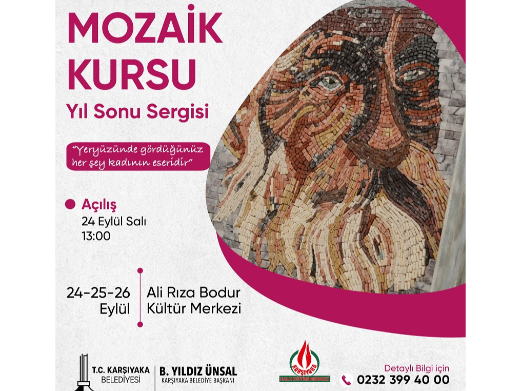 Mozaik Kursu Yıl Sonu Sergisi