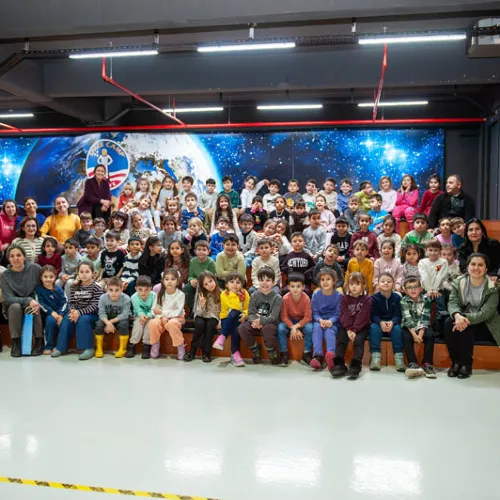 Karşıyakalı Anaokulu Öğrencileri Uzay Kampı’nda  haber fotoğrafı