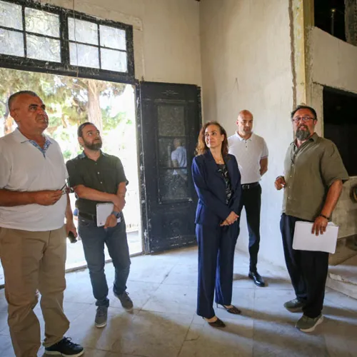 Latife Hanım Köşkü’nde Restorasyon Devam Ediyor: Başkan Ünsal’dan Yerinde İnceleme haber fotoğrafı