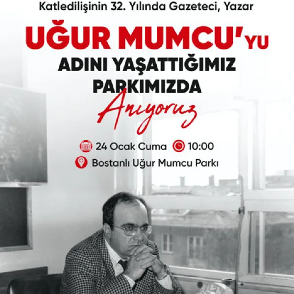 Uğur Mumcu’yu Anıyoruz.