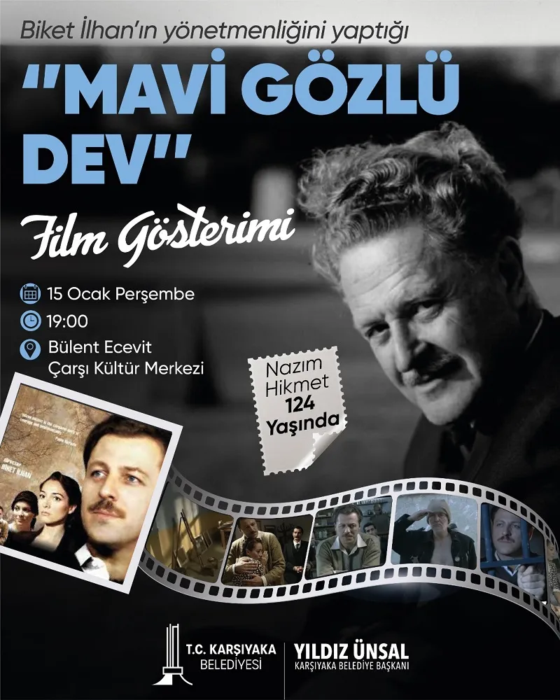 Mavi Gözlü Dev Film Gösterimi