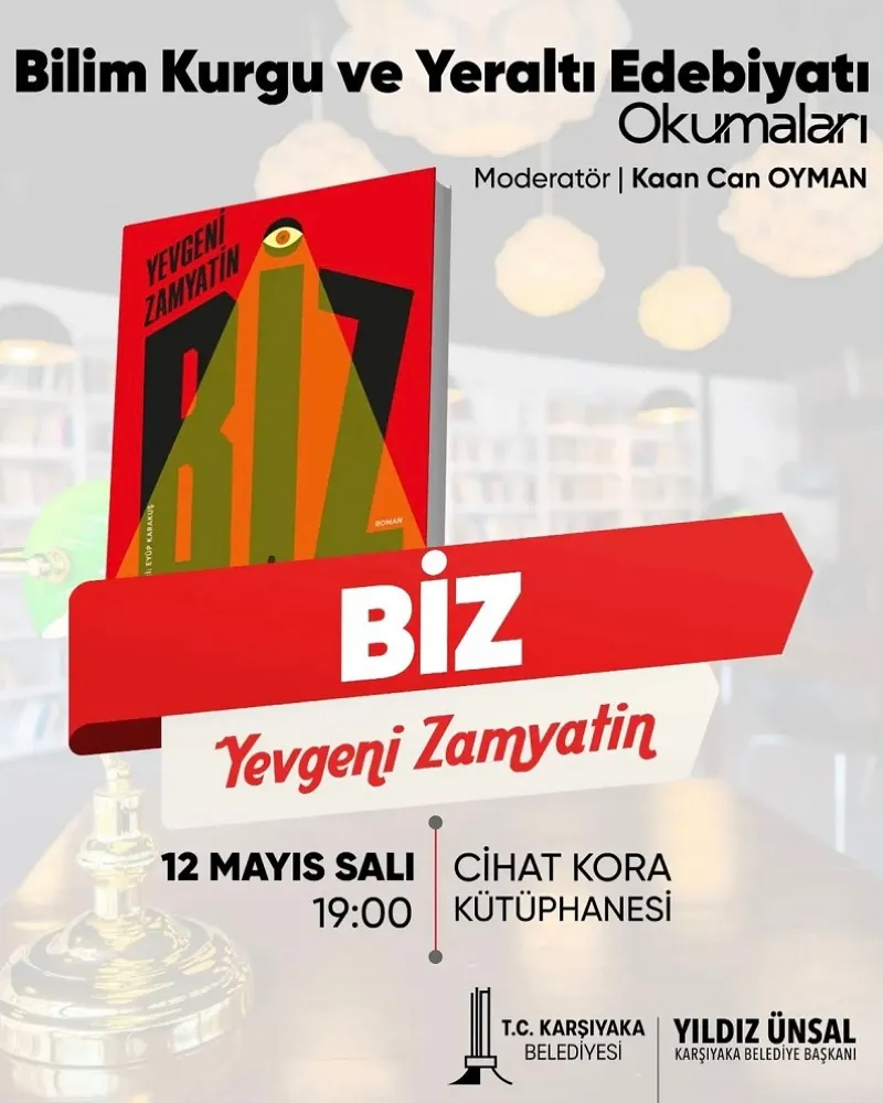 Etkinlik kapak görseli: Bilim Kurgu ve Yeraltı Edebiyatı Okumaları