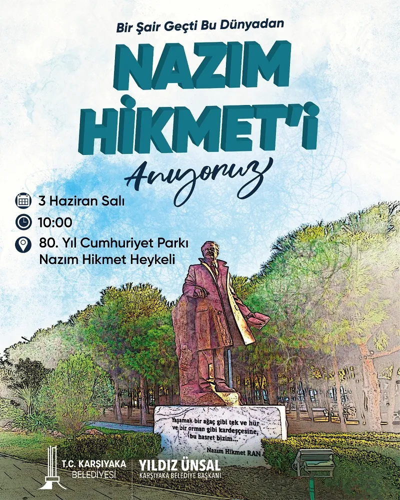 Nazım Hikmet'i Anıyoruz