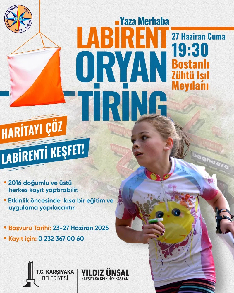 Yaza Merhaba Labirent Oryantiring