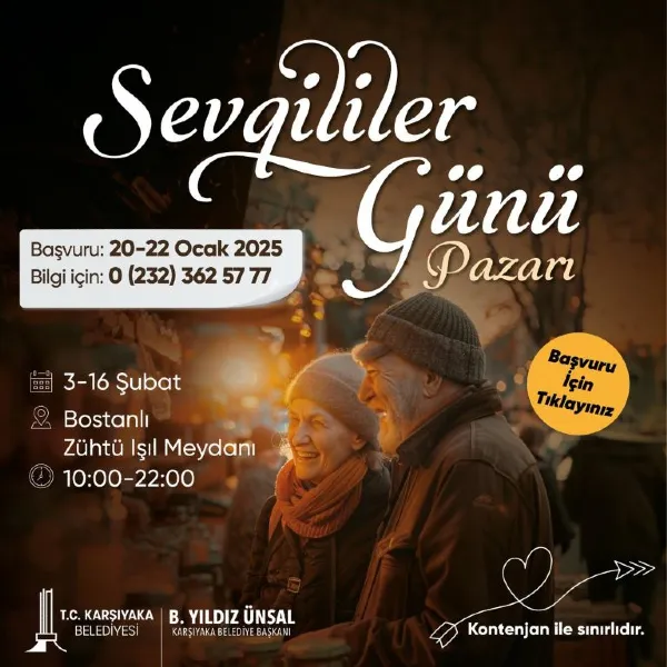 Sevgililer Günü Pazarı (10:00 - 22:00)