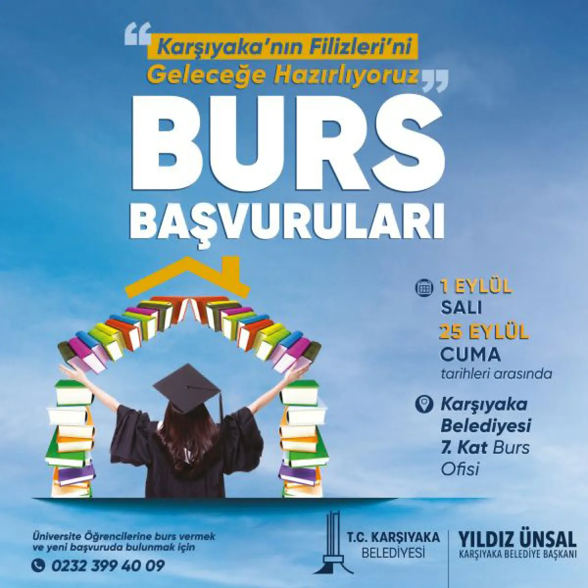 Burs Başvuruları başladı.