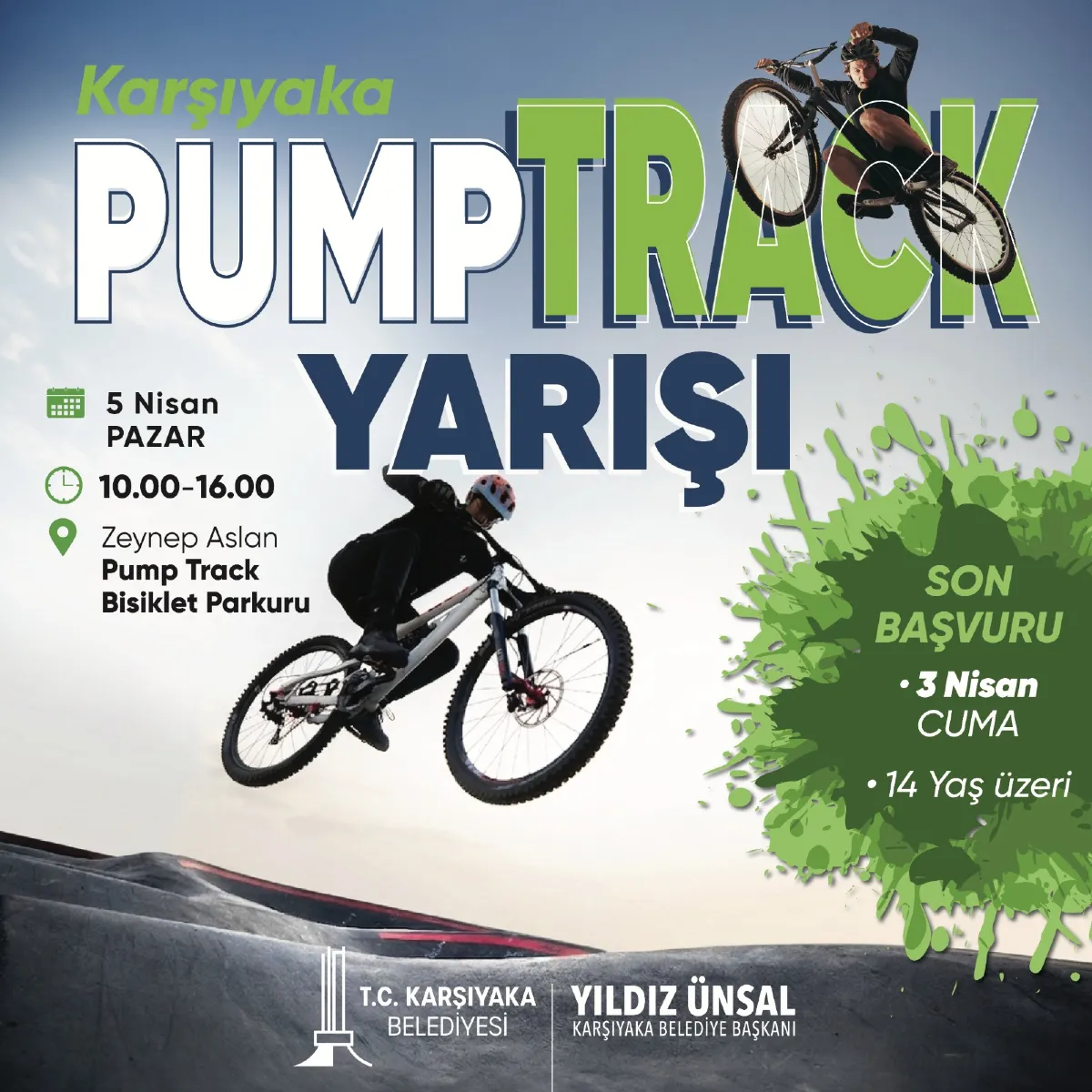 Karşıyaka Pump Track Yarışı Başvurusu için Görsele Tıklayın