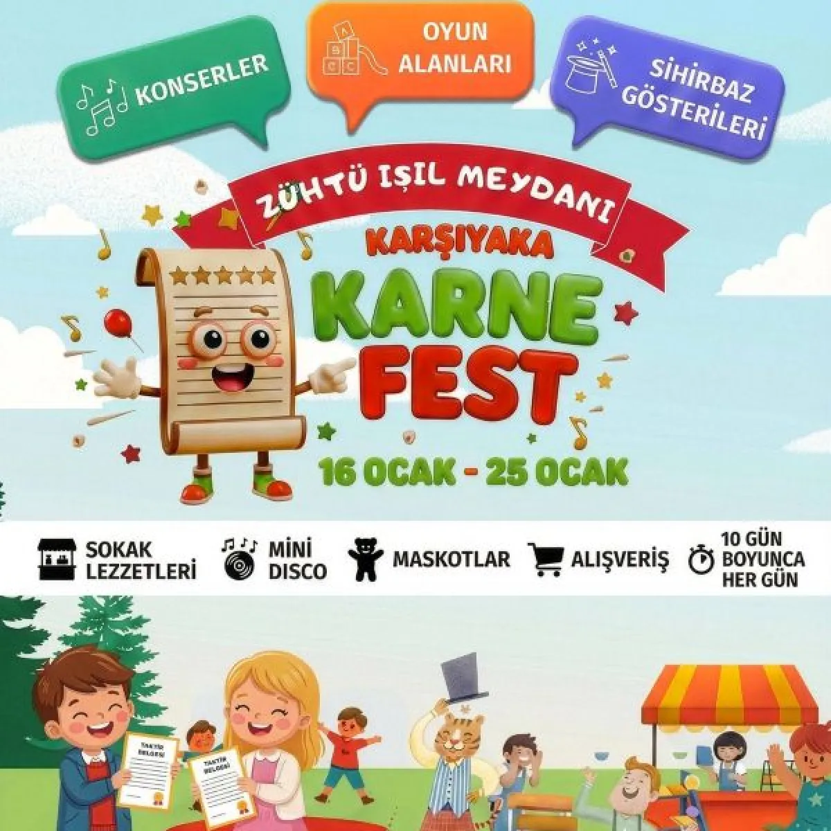 Karneler alınıyor, eğlence başlıyor!