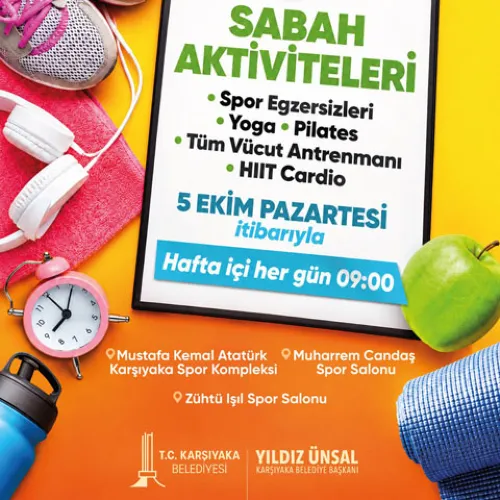 Karşıyakalılar Güne Sporla Başlıyor haber fotoğrafı